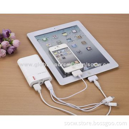 Battery Charger with 8,800mAh Capacity, Dual USB Output Ports and Energy-saving Function